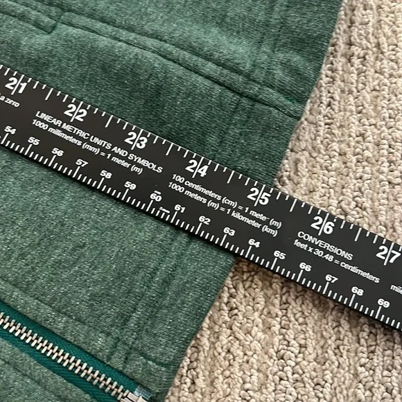 Under Armour green cotton women’s soft full zip moto jacket - Picture 10 of 11